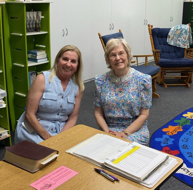 Mary Massey and Becky Longwell